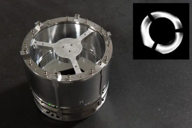 Telescope with measurement data