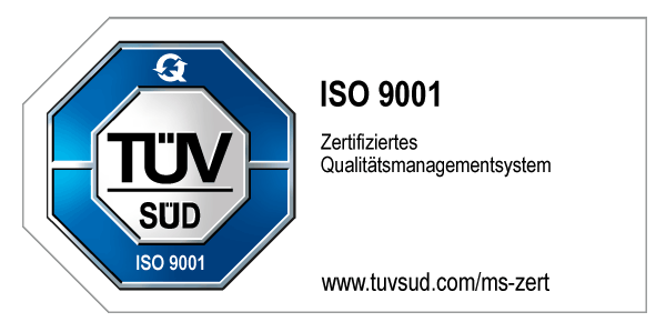 TÜV SÜD - ISO 9001 certification